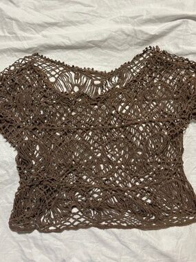 Vintage Daryl K Archival Distressed Knit Top - Y2K Neiman Marcus